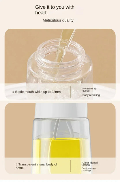 Oil Spray for Cooking Olive Oil Dispenser Bottle Sprayer Mist-Reusable Food Grade Oil Vinegar Spray Bottle Kitchen Accessories