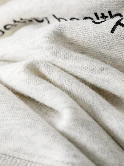 Letter Printed Sport Sweatshirts For Women Loose Casual Long Sleeve Hooded Sweatshirt 2024 New Streetwear Fashion Pullover Tops
