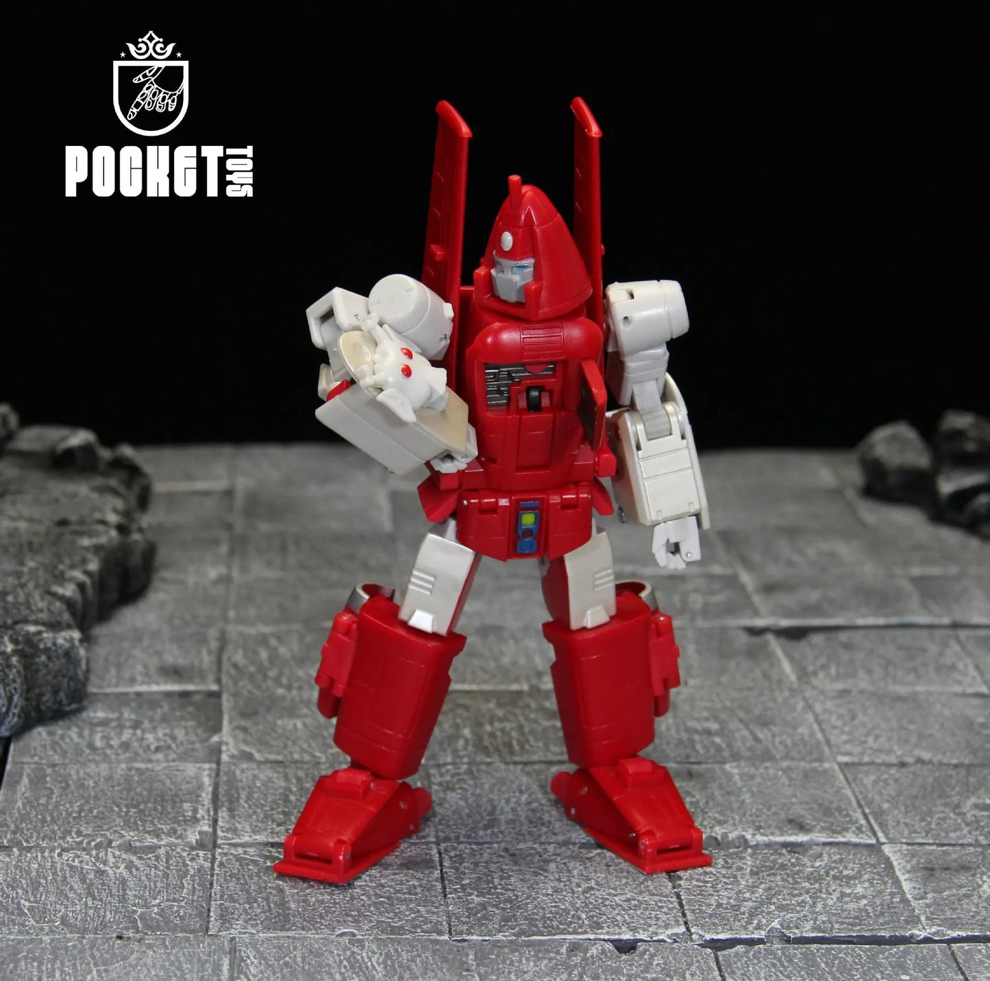 Pocket Toys Pt-M01 PTM01 Transformation Powerglide G1 Glider Of Sky Ko Dx Animated Version Small Scale Robot Action Figure