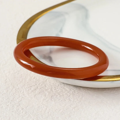 KMVEXO Vintage Punk Brown Coffee Thick Resin Acrylic Smudging Bangles Geometric Irregular Bangle Bracelets For Women Men Jewelry