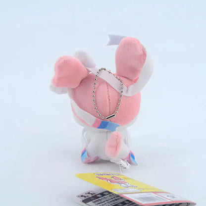 Pokemon Eevee Stuffed Plush Doll Q Version Sylveon Eeveelution Glaceon Leafeon Umbreon Espeon Jolteon Vaporeon Pet Elves Gift