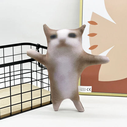 TinicooCat Happy Cat Plush Toy Movie Stuffed Animal Cute Cat Plush Interactive Cat Plush Animal Happy Cat Kids Toy Birthday Gift