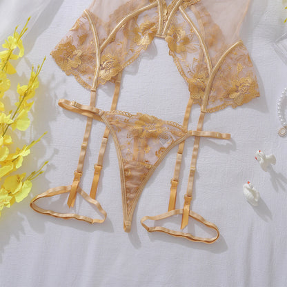 Ellolace Fantasy Lingerie Ultra Hot Lace Sexy Onlyfans Kit Transparent Ensemble Lingeries Femmes Fancy g-String Tulle Underwear