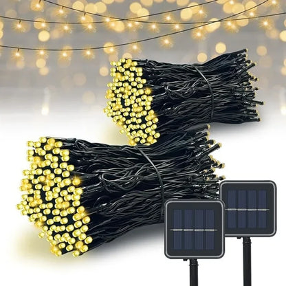 50/100 LED Solar String Light Fairy Garden Waterproof Outdoor Lamp 6V Garland for Christmas Xmas Holiday Party Home Decoration