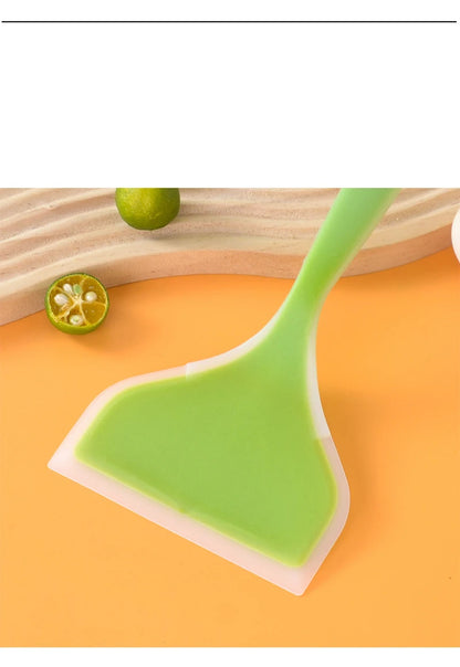 1PC Silicone Spatula Wide Mouth Non-stick Scraper Steak Beef Egg Cooking Spatula Pancake Baking Tools Kitchen Cooking Shovel
