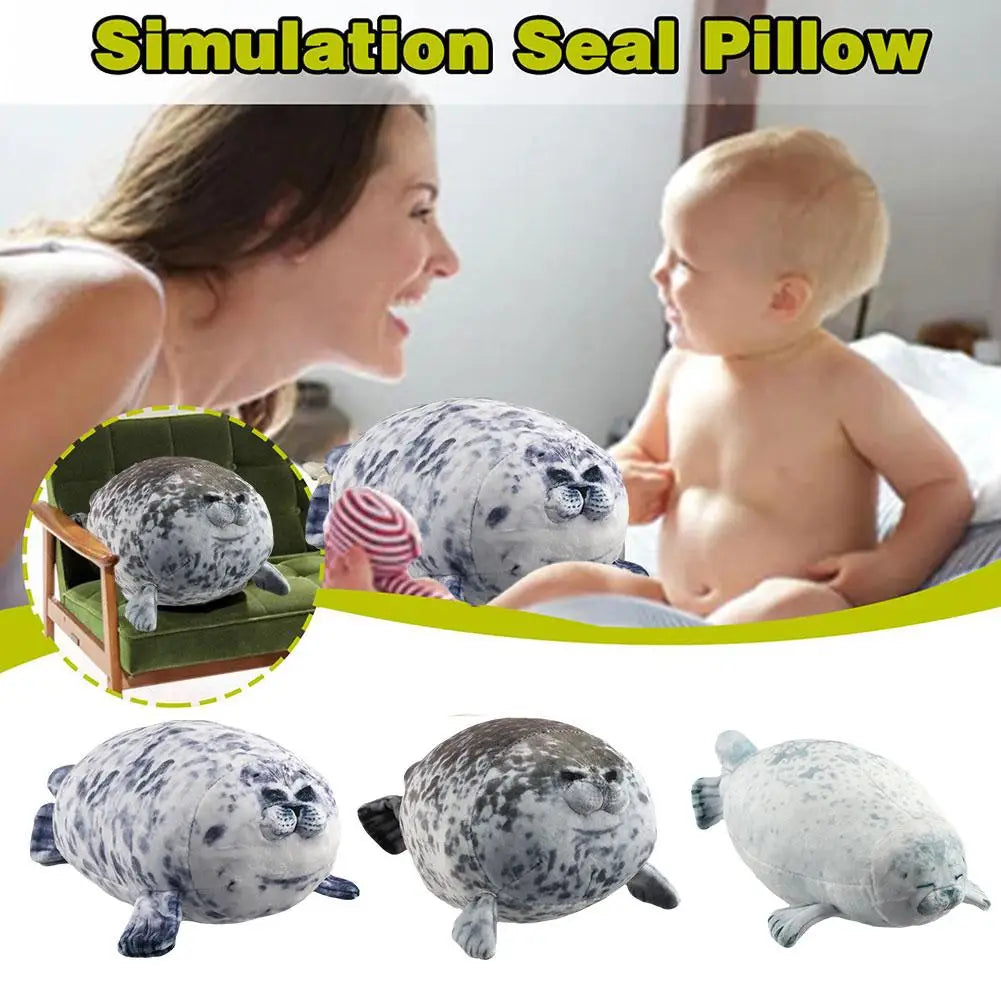 20/30CM Fat Plush Foca Gorda Seal Toy Stuffed Animal Foca Guatona Peluche Soft Doll Sleeping Pillow Cute Sea Lion Doll Gift