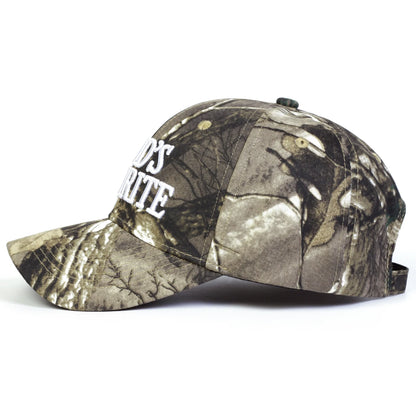 Unisex GOD'S FAVORITE Letter Embroidery Baseball Caps Outdoor Adjustable Spring and Autumn Casual Sunscreen Hat