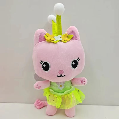 New Gabby Dollhouse Plush Toy Mercat Cartoon Stuffed Animals Smiling Cat Car Cat Hug Gaby Girl Dolls Kids Birthday Gifts