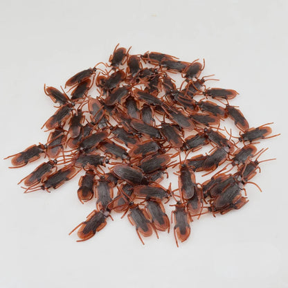 50/10/5PCS Fake Cockroach Centipede Scorpion Kids Trick Props Fake Roaches Plastic Bugs Toy Party Supplies Halloween Decoration