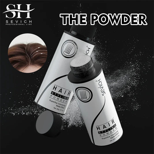Sevich Hair Styling Powder 20g Fluffy Thin Hair Powder Spray Increases Hair Volume Captures Haircut Unisex Styling Hairspray