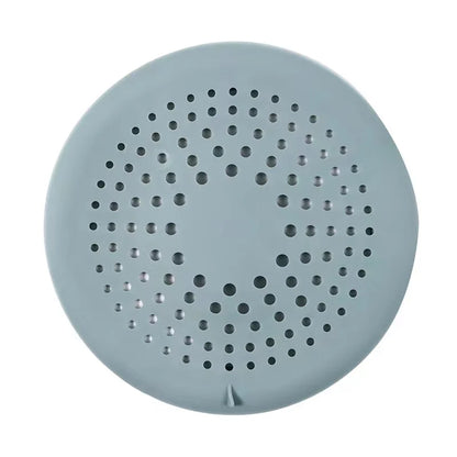 Shower Drain Hair Catcher Drain Cover Bathroom Tub with Suction Cup 5.9 Inches Silicone Sink Strainer Suit for Bathtub,