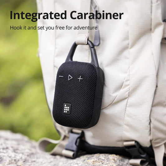 Tronsmart Mirtune H1 Speaker Portable Bluetooth Speaker with Hook, IPX7 Waterproof, 20H Playtime, for Camping, Hiking, Outdoor