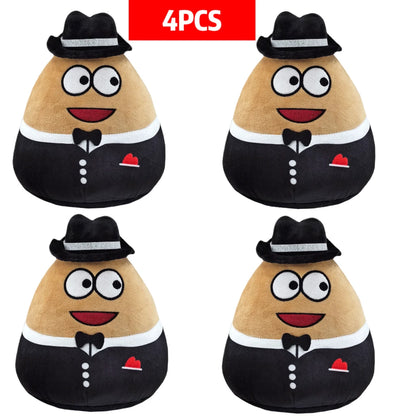 1/4Pcs My Pet Alien Pou Plush Toy Kawaii Alien Pet Doll Cute Pou Stuffed Toys Soft Pillow Plush Animal Gift Toys For Kids Girls