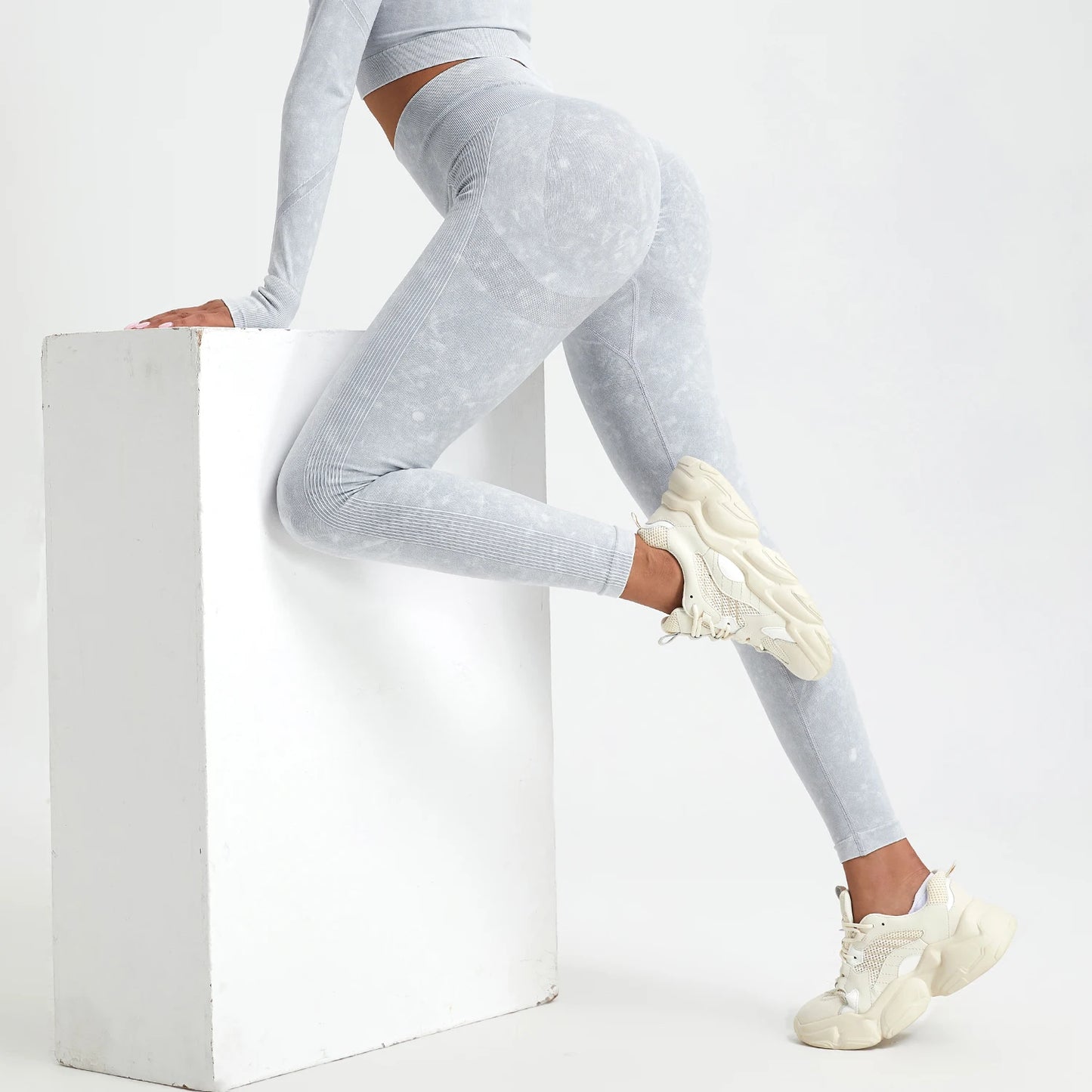 Wash Sexy Push Up Gym Leggings Women High Waist Seamless Skinny Sporty Leggings Women Casual Autumn