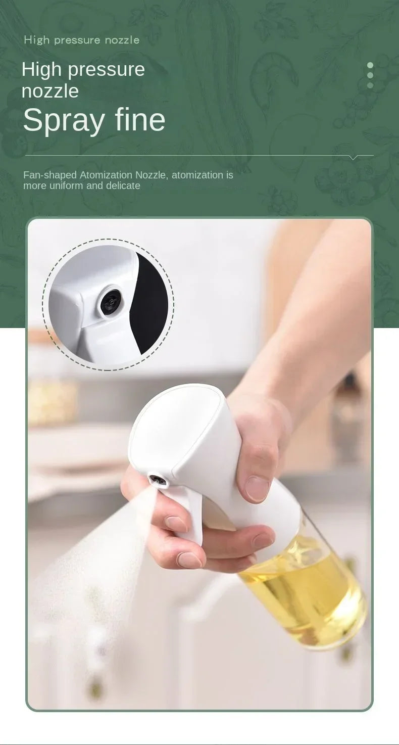 Oil Spray for Cooking Olive Oil Dispenser Bottle Sprayer Mist-Reusable Food Grade Oil Vinegar Spray Bottle Kitchen Accessories